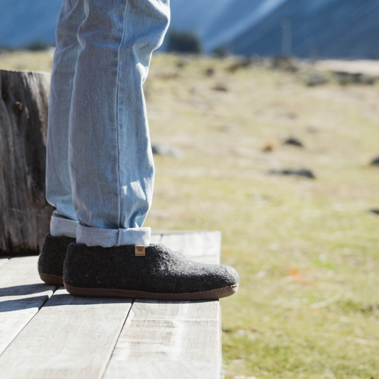 The Dorset Shoe in Charcoal by Woolfi.