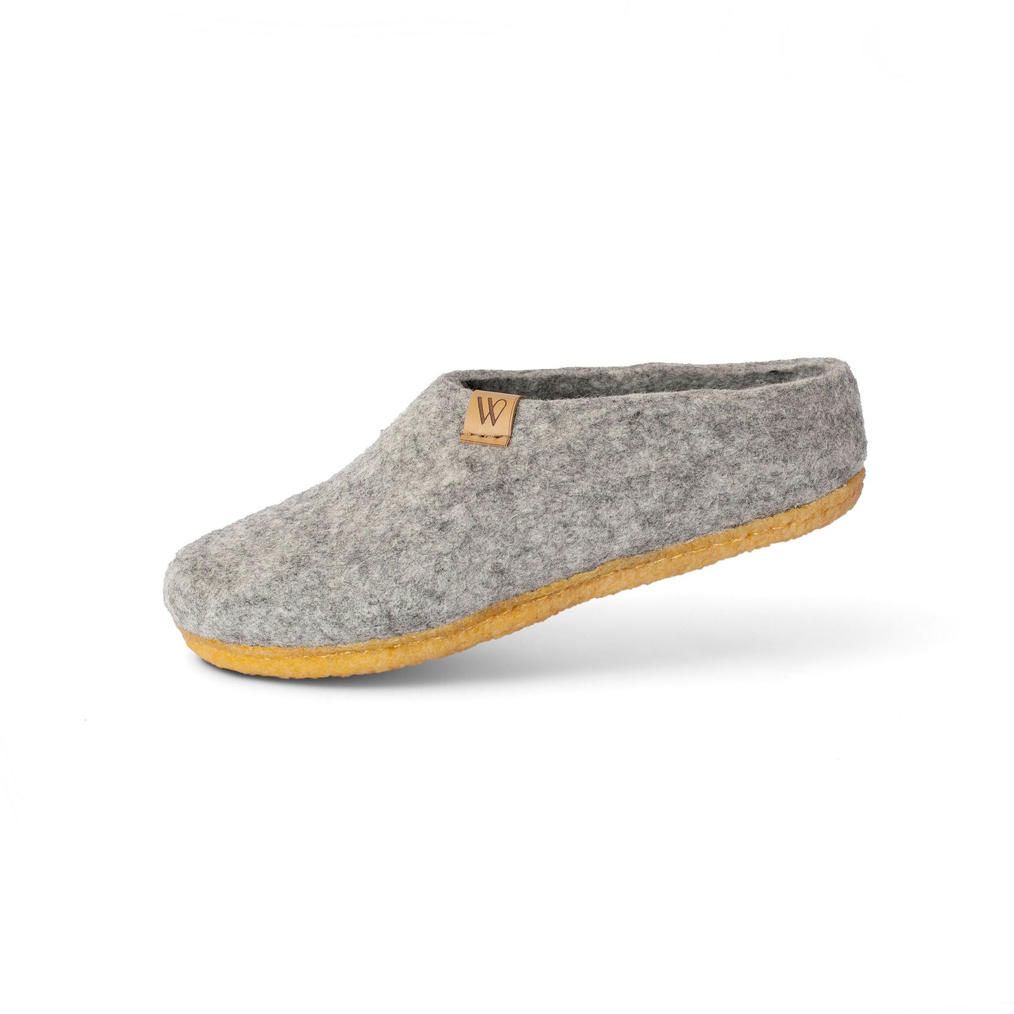 Valais Slip-on Rubber Sole | Wool Slippers