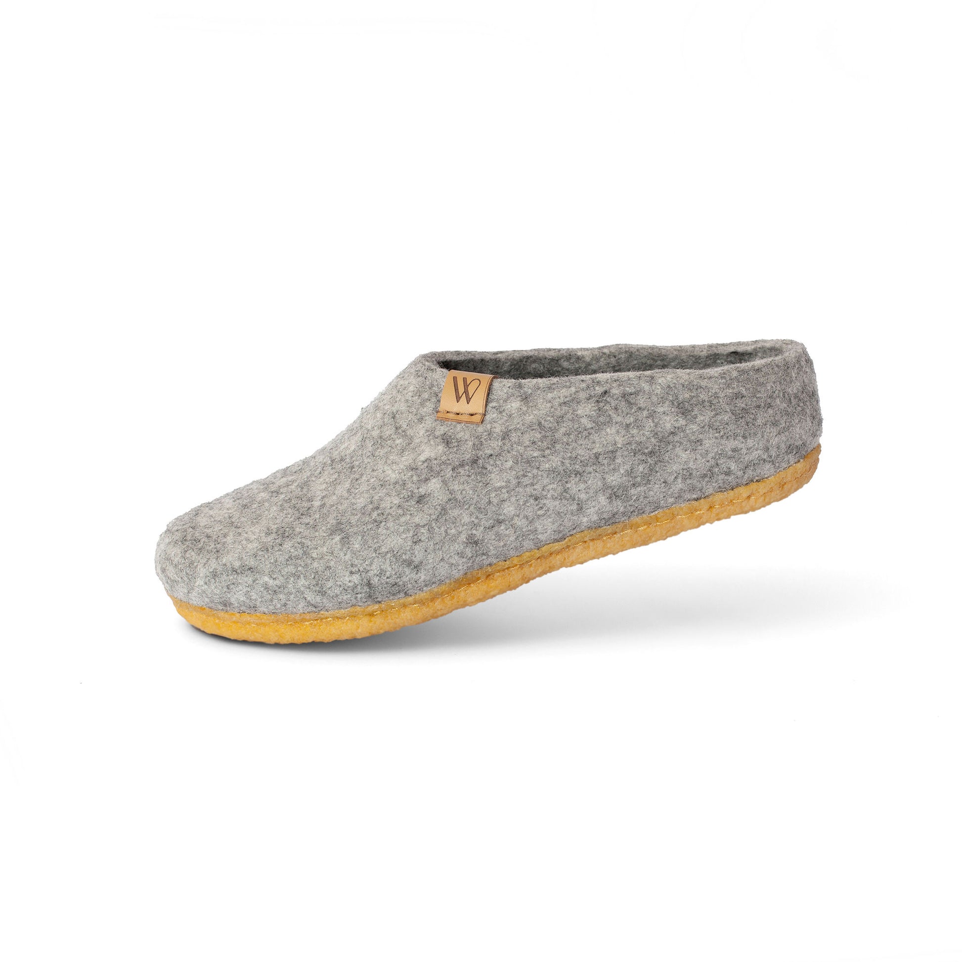 Valais Slip-on Rubber Sole | Wool Slippers