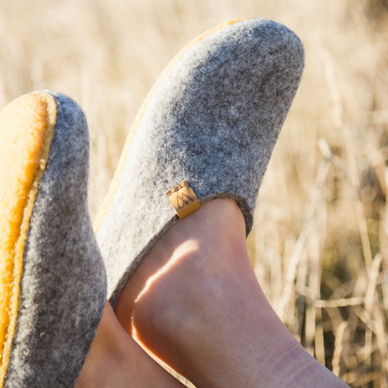 Valais Slip-on Rubber Sole | Wool Slippers New Zealand