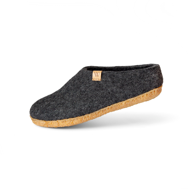 Valais Slip-on Rubber Sole | New Zealand Wool Slippers | Woolfi