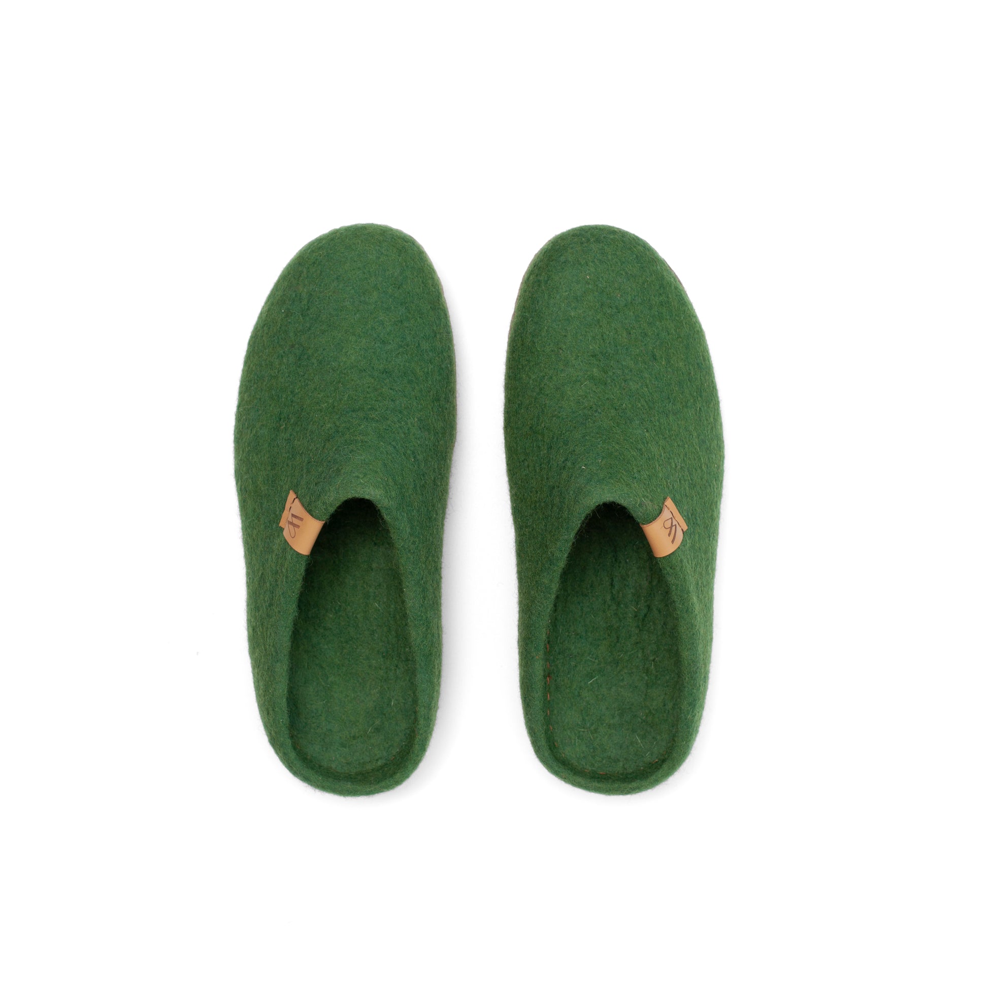 The Suffolk | Wool Slipper | Green