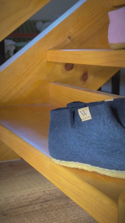 Kids Wool Boot Slipper