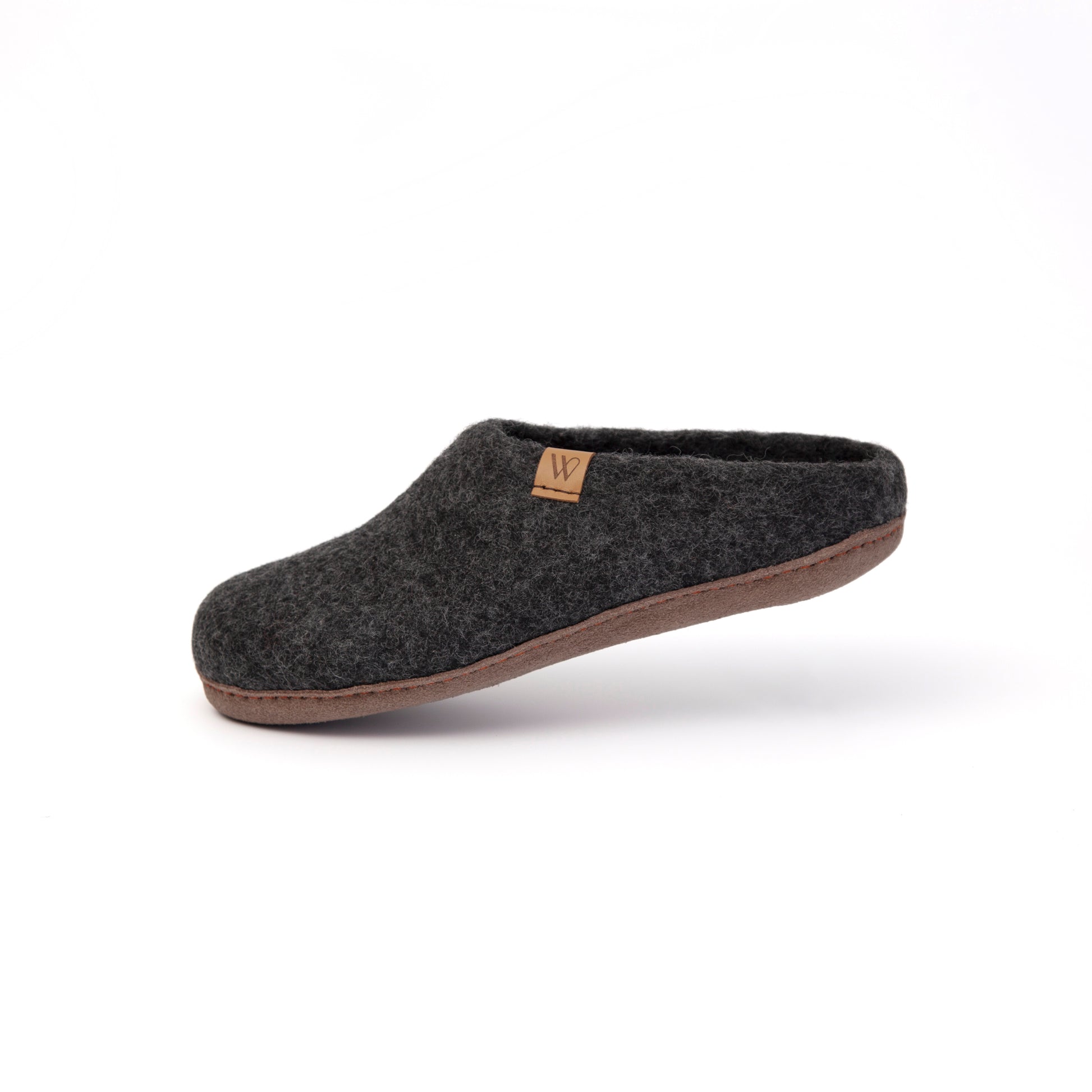 The Suffolk | Wool Slipper | Charcoal