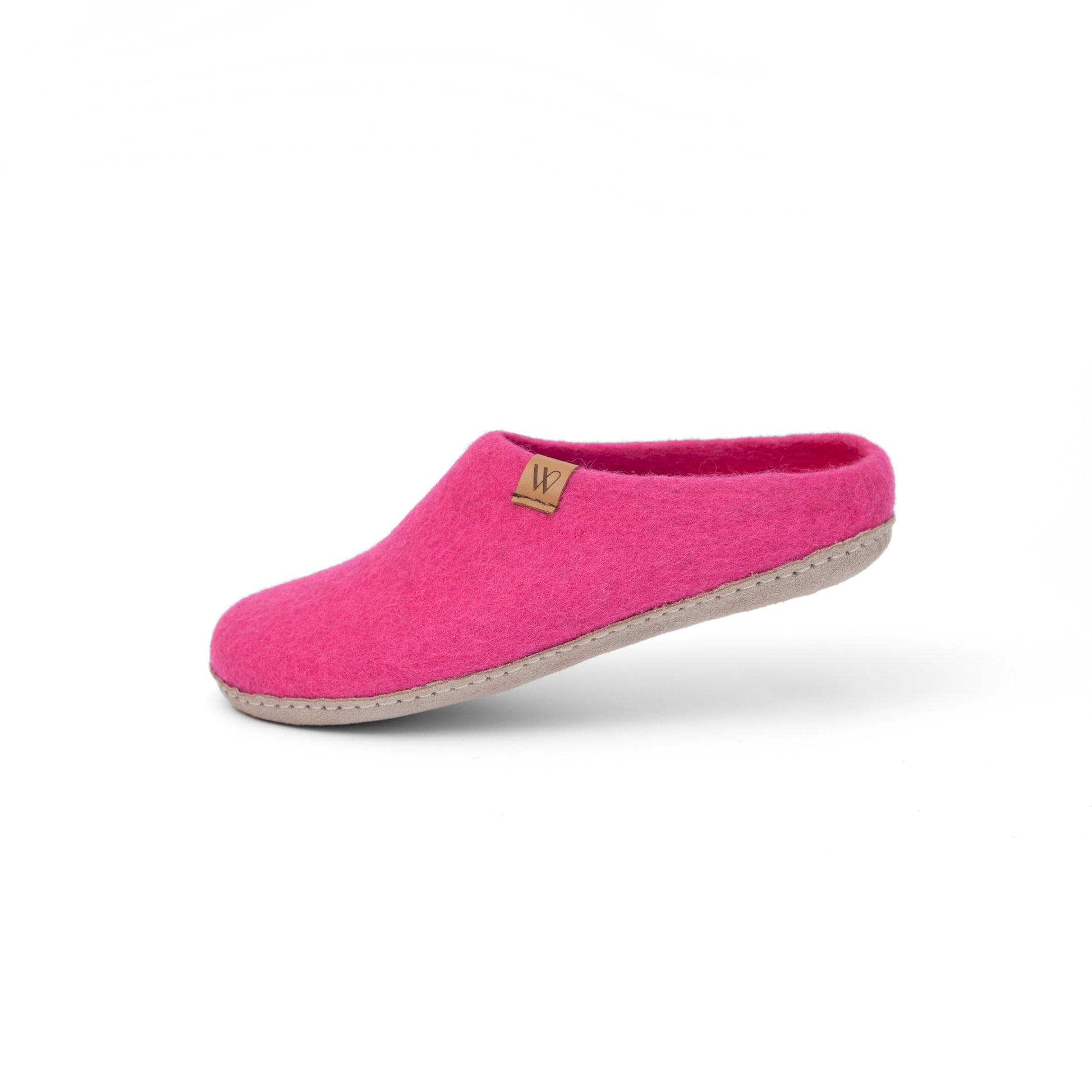 The Suffolk | Wool Slipper | Pink Slippers